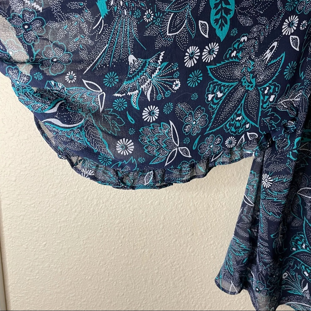 Anthropologie Navy Blouse - Picture 5 of 7